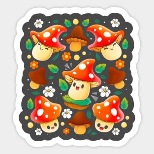 Mushroom Sticker